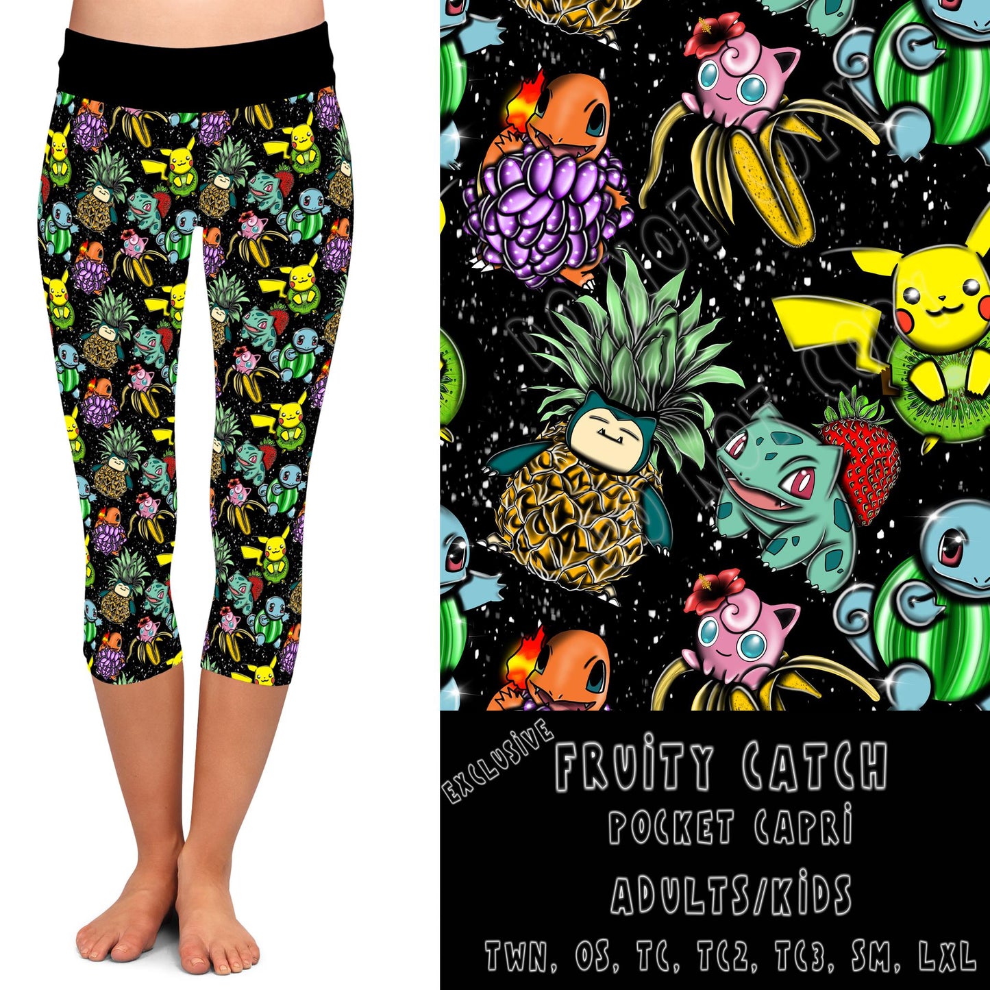 BATCH 68- FRUITY CATCH-LEGGINGS/CAPRI/JOGGER