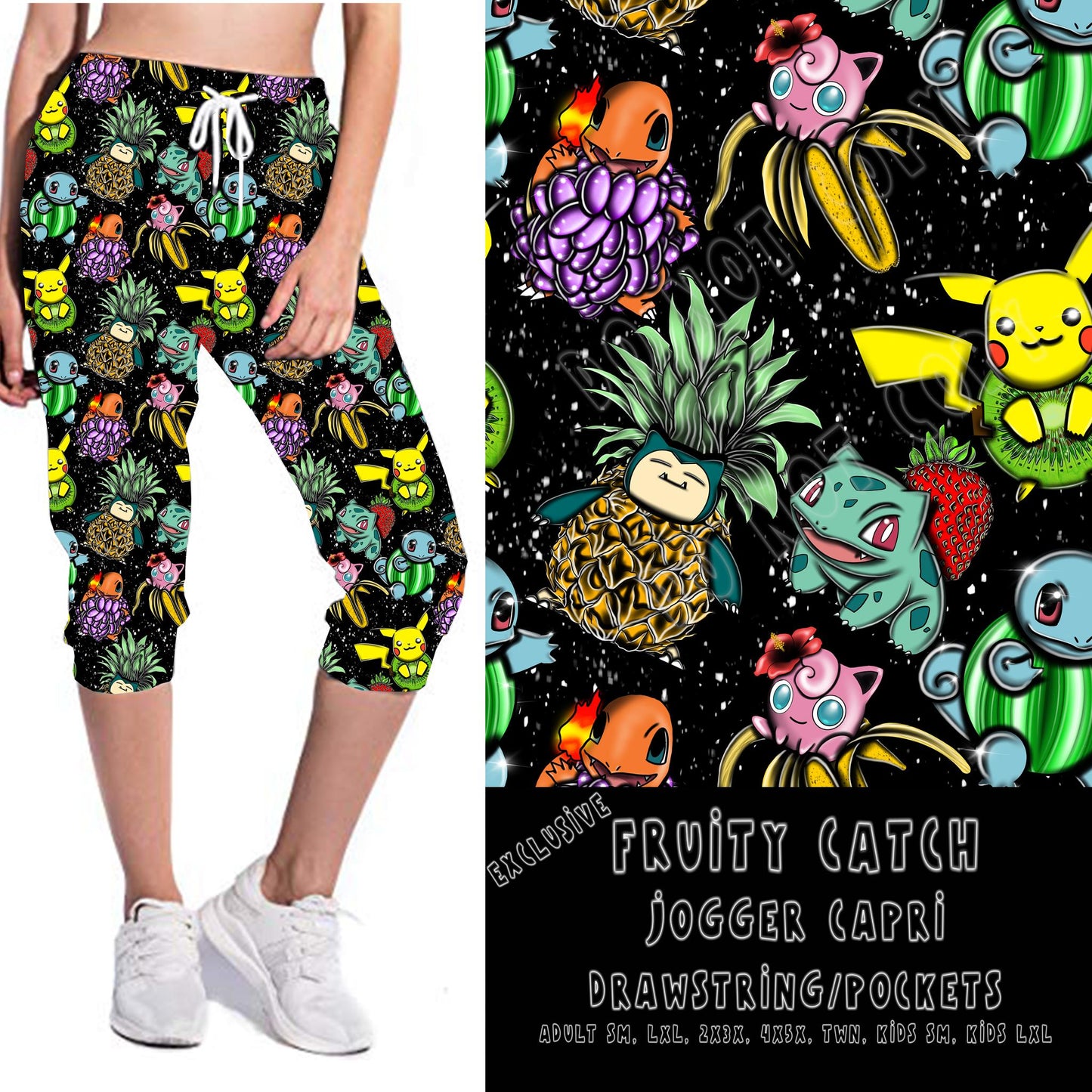 BATCH 68- FRUITY CATCH-LEGGINGS/CAPRI/JOGGER