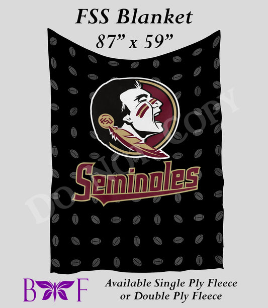 FSS 59"x87" soft blanket also available with sherpa fleece preorder #1018