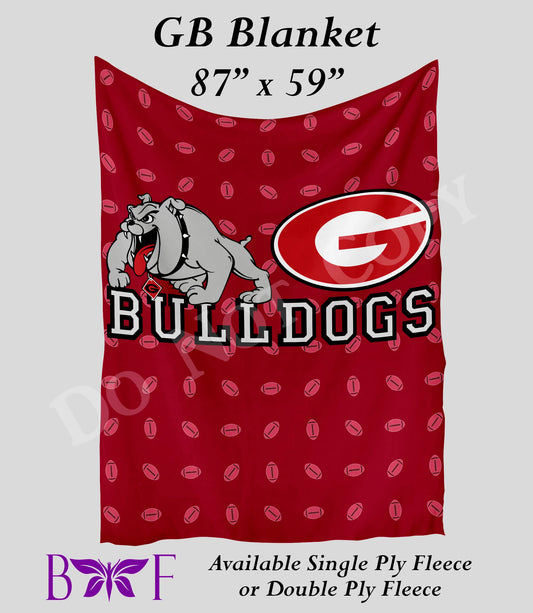 GB 59"x87" soft blanket also available with sherpa fleece
