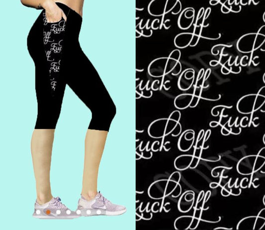 Eff off designer capris and shorts with pockets