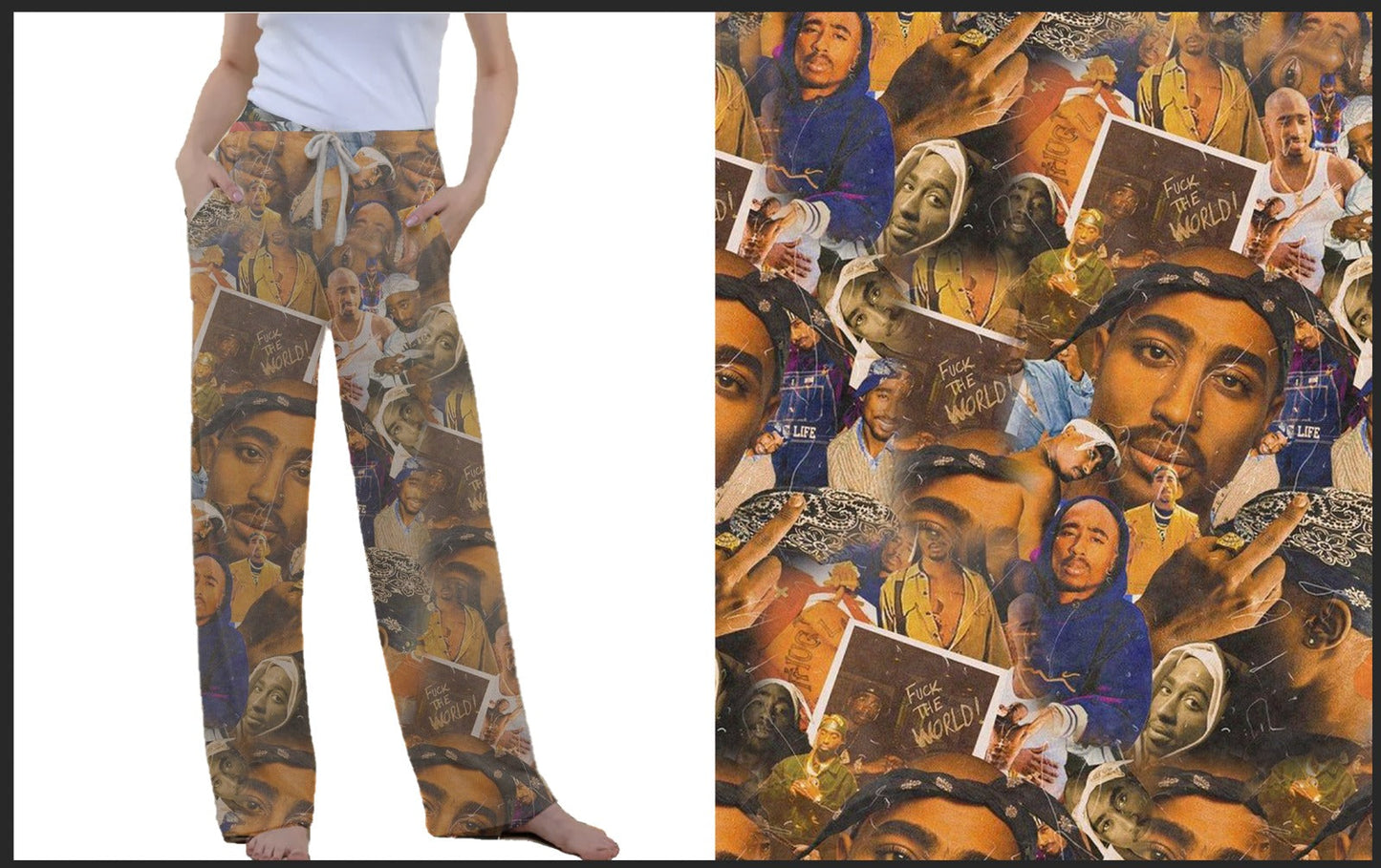 Tupac leggings, Capris, Lounge Pants and Joggers