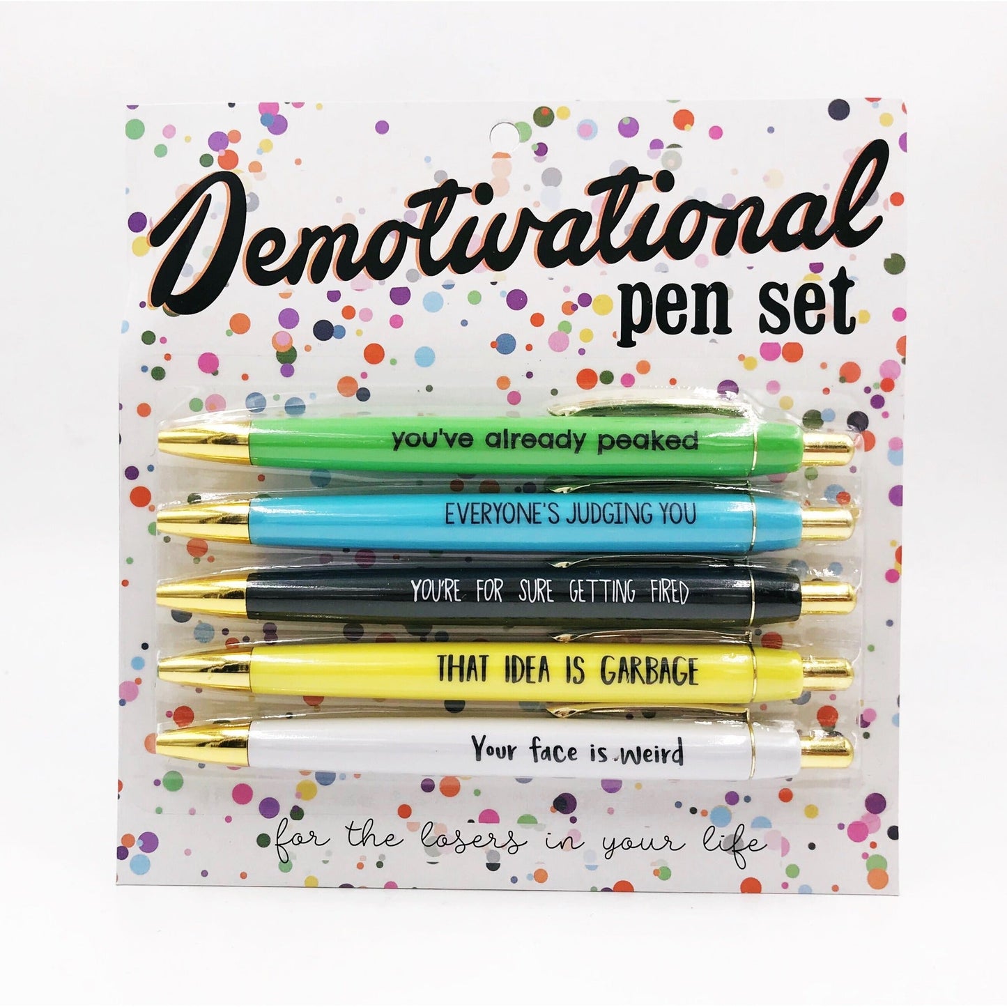 DeMotivational Pen Set