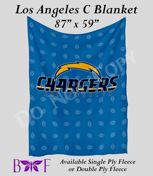 Los Angeles C 59"x87" soft blanket also available with sherpa fleece