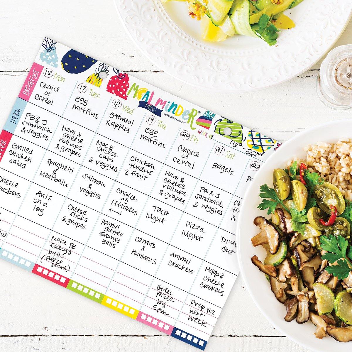 52-Week Meal Minder® Weekly Menu Planner Pad