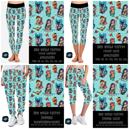 TATTOO RUN- NEW WORLD- POCKET LEGGING