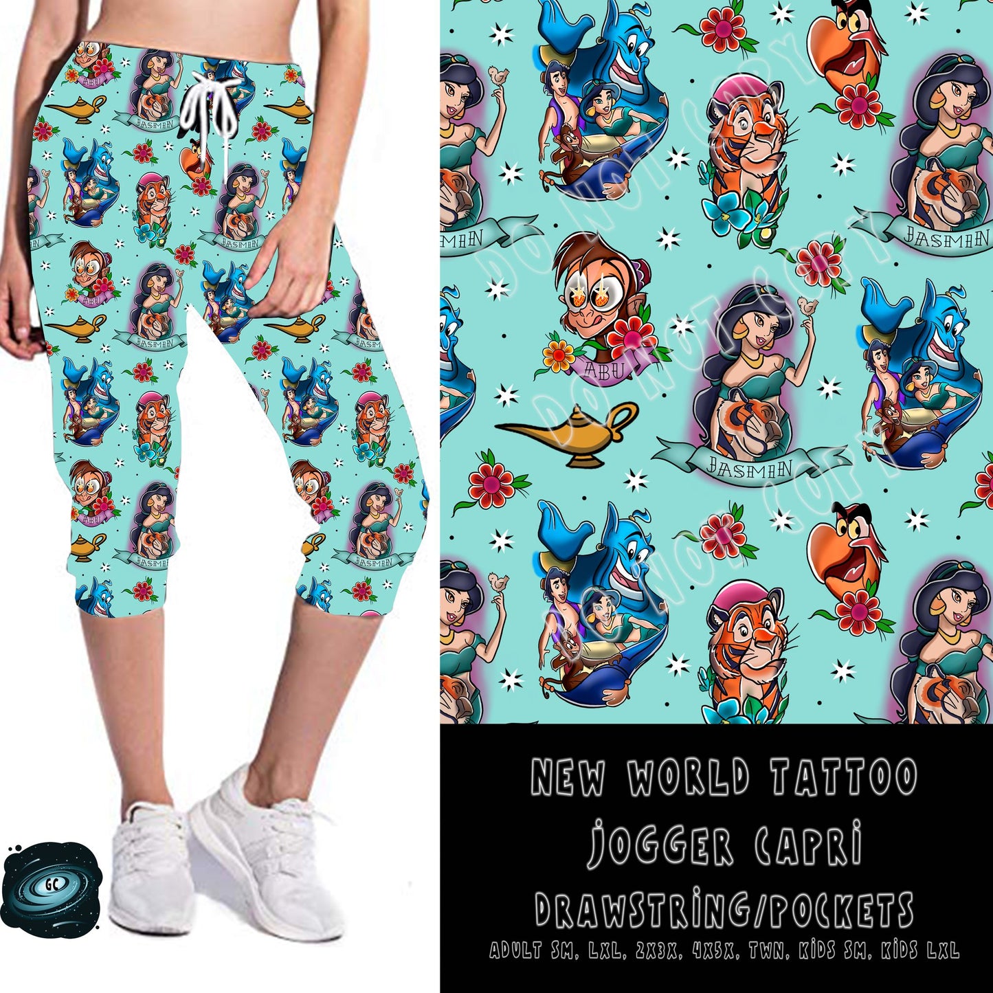 TATTOO RUN- NEW WORLD- POCKET LEGGING/JOGGER PREORDER CLOSING 3/4