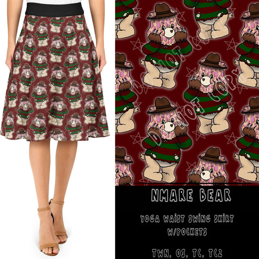 BEARY SCARY RUN-NMARE BEAR skirt