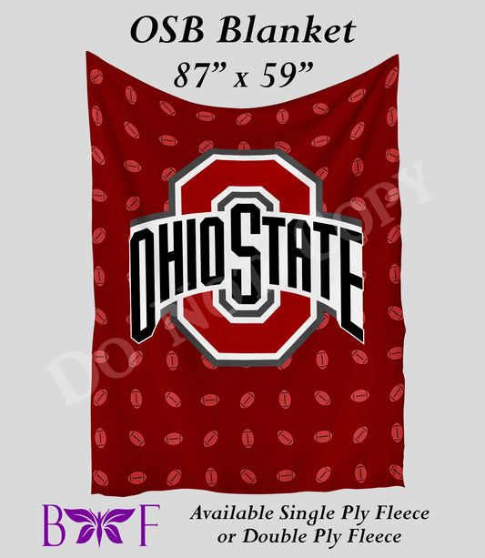 OSB 59"x87" soft blanket also available with sherpa fleece preorder #1018