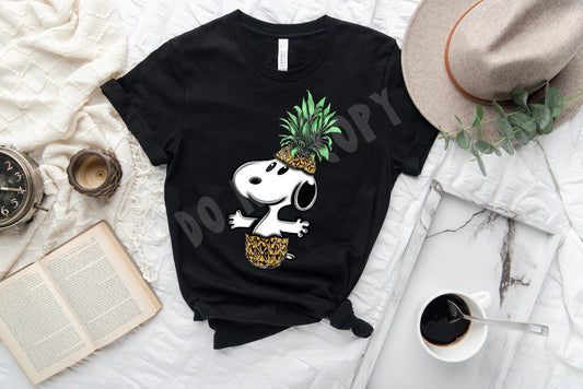 BATCH 68-PINEAPPLE PUP UNISEX TEE ADULTS/KIDS- PREORDER CLOSING 6/10