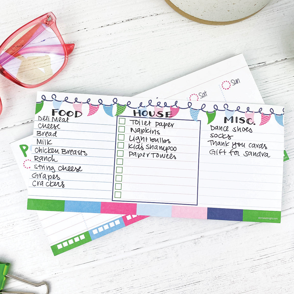 NEW! Plan Your Way Bundle | Daily & Weekly Planner Pads