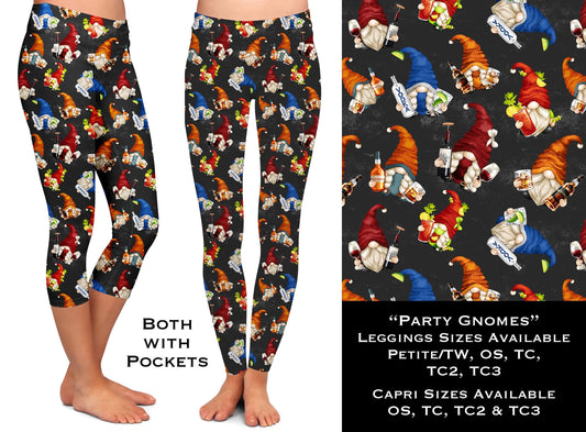 Party Gnomes - Leggings & Capri with Pockets
