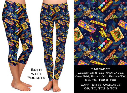Arcade - Full & Capri Leggings w/Pockets