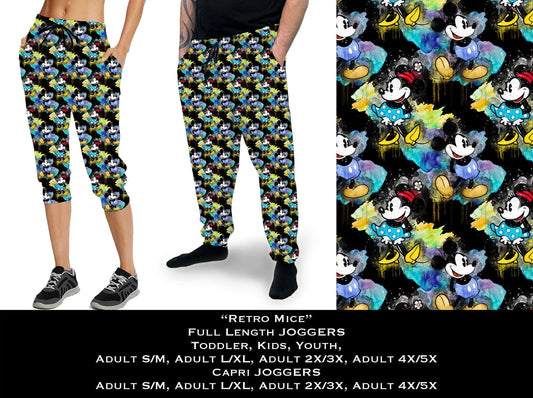 Retro Mice Full & Capri Joggers