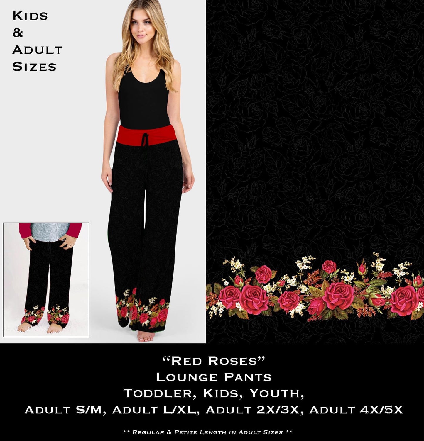 Red Roses Lounge Pants
