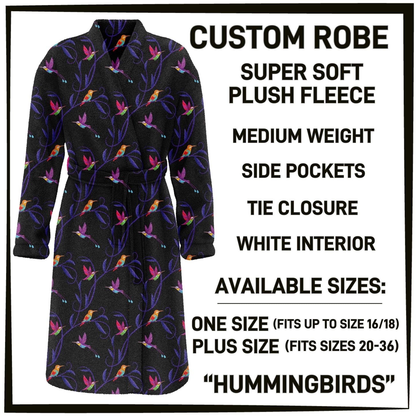 RTS - Hummingbirds Robe