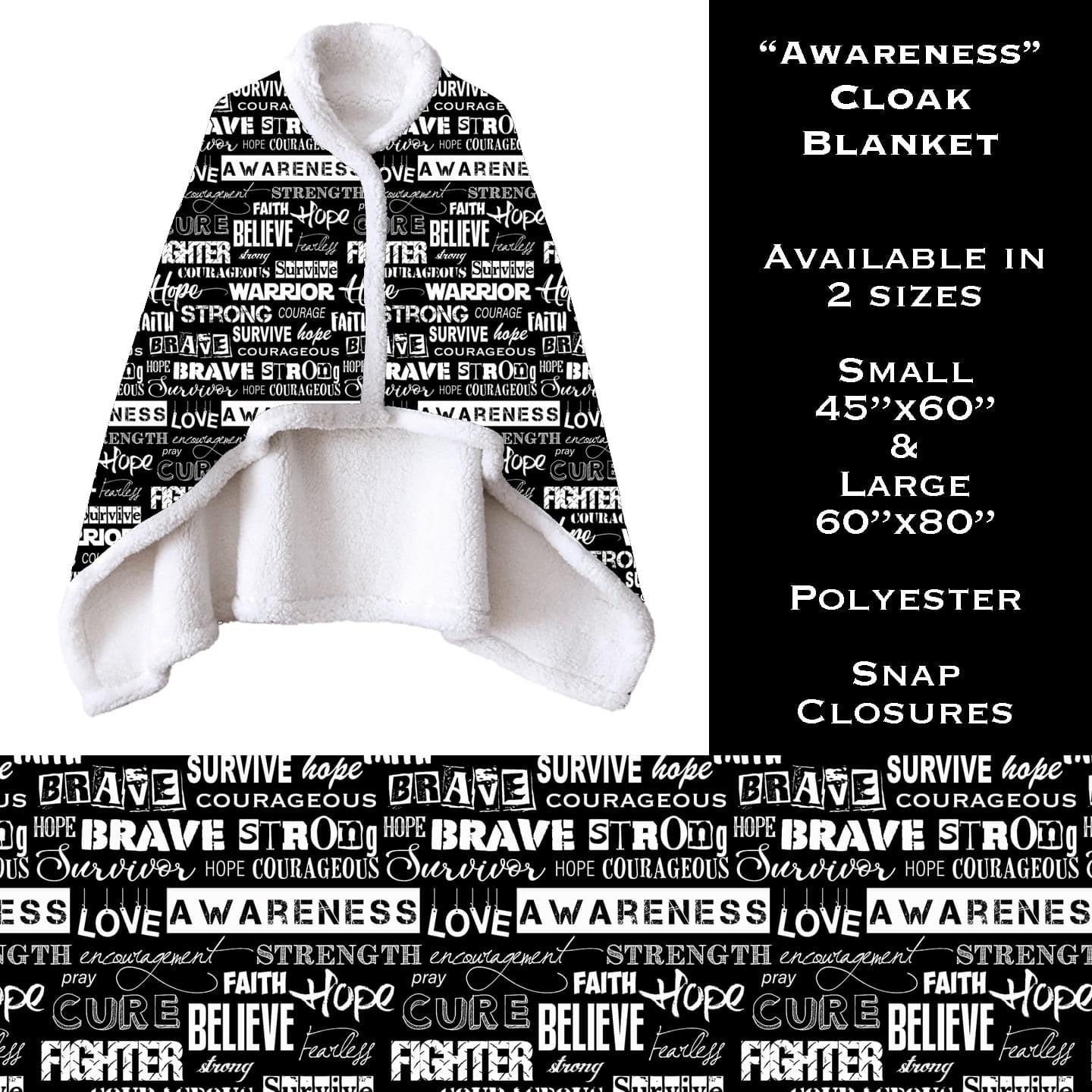 Awareness - Cloak Blanket