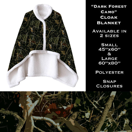 Dark Forest Camo - Cloak Blanket