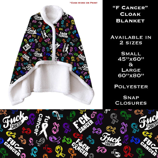 F-Cancer - Cloak Blanket