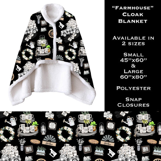 Farmhouse - Cloak Blanket
