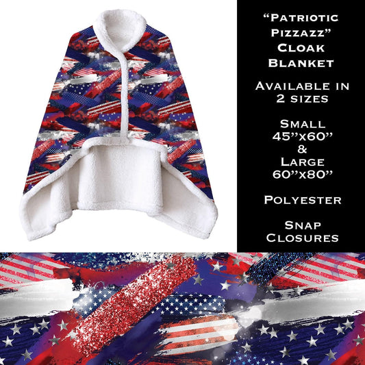 Patriotic Pizzazz Cloak Blanket