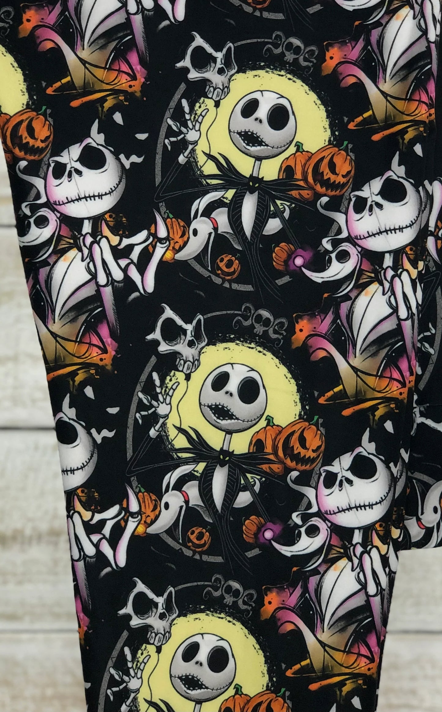 Kids Pumpkin Jack Leggings w/ Inside Pockets