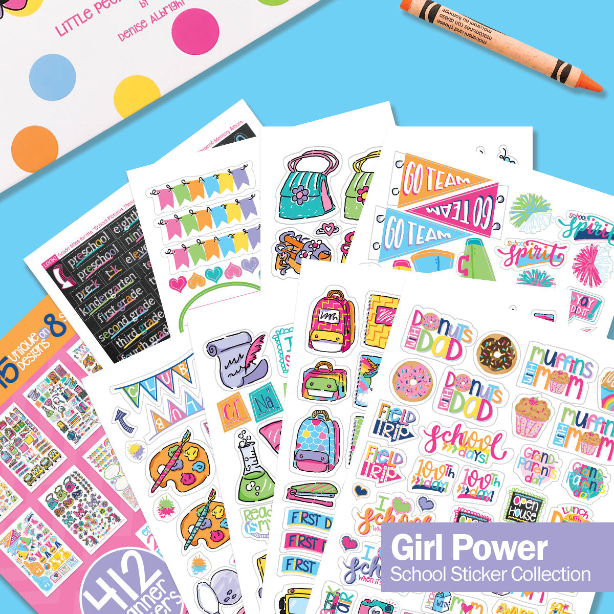 Best Planner Stickers | Family, Work, To-Dos, Events, Goals | 8 Styles