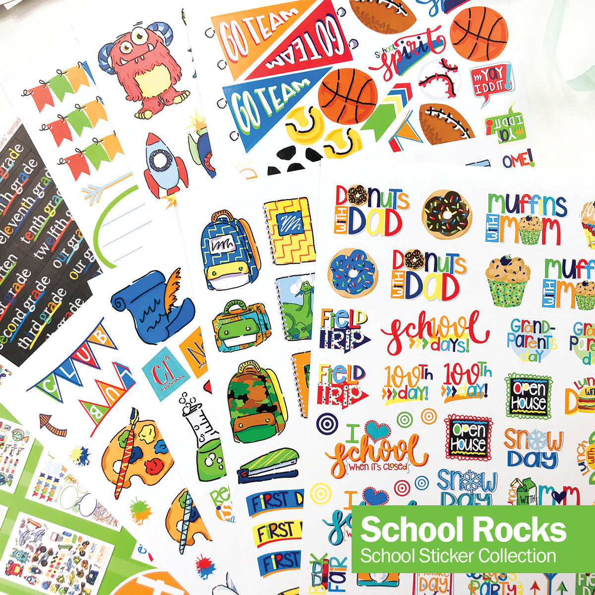 NEW! Mom Must-Have School Keepsake Kit | Class Keeper® + Photo Prop Deck + School Stickers