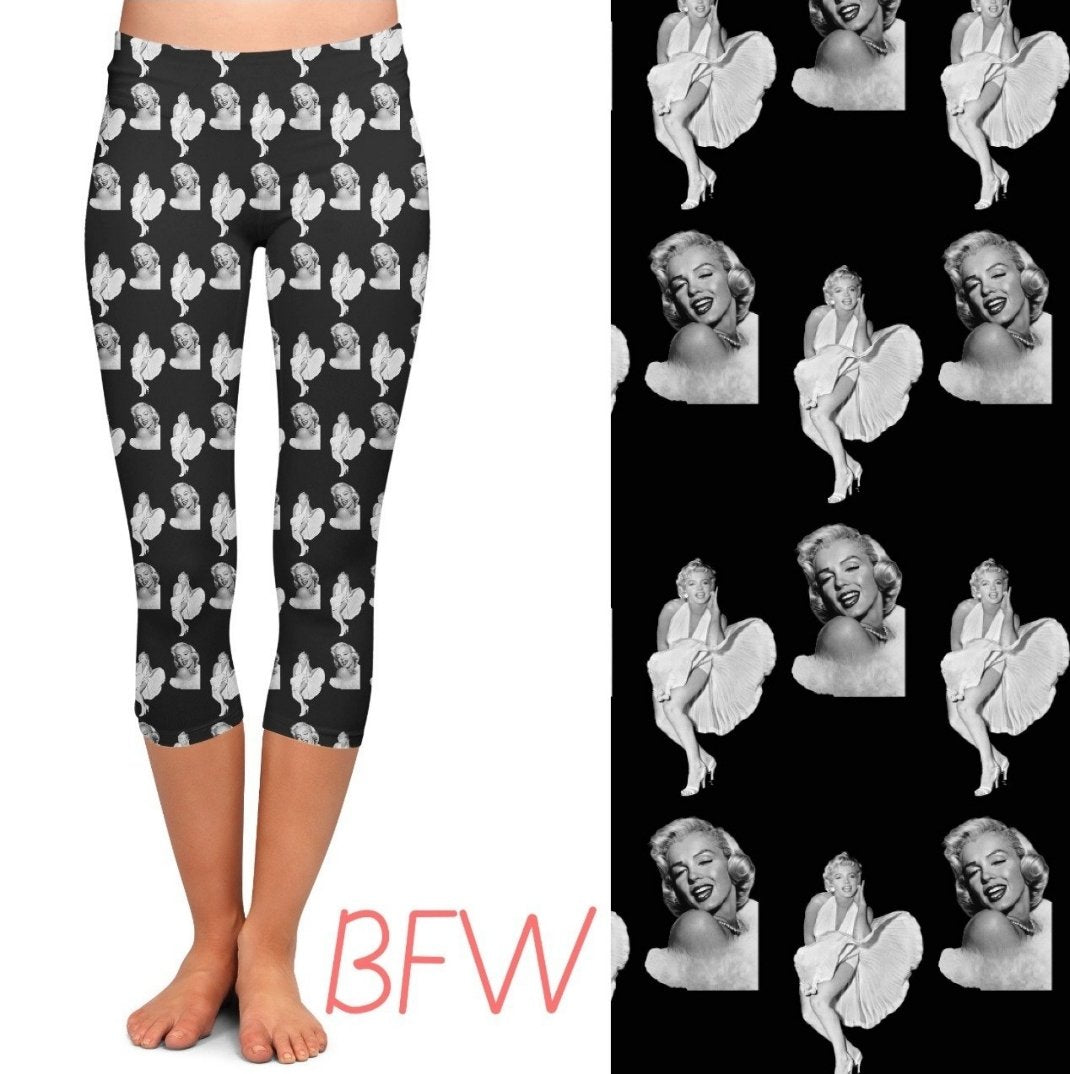 Marilyn no writing with pocket leggings and capris