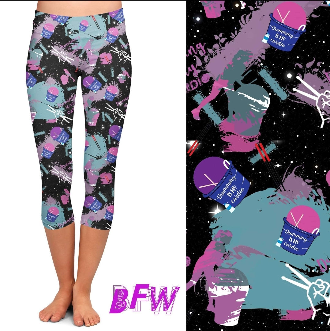 Cardio Drumming Leggings and Capris with pocket