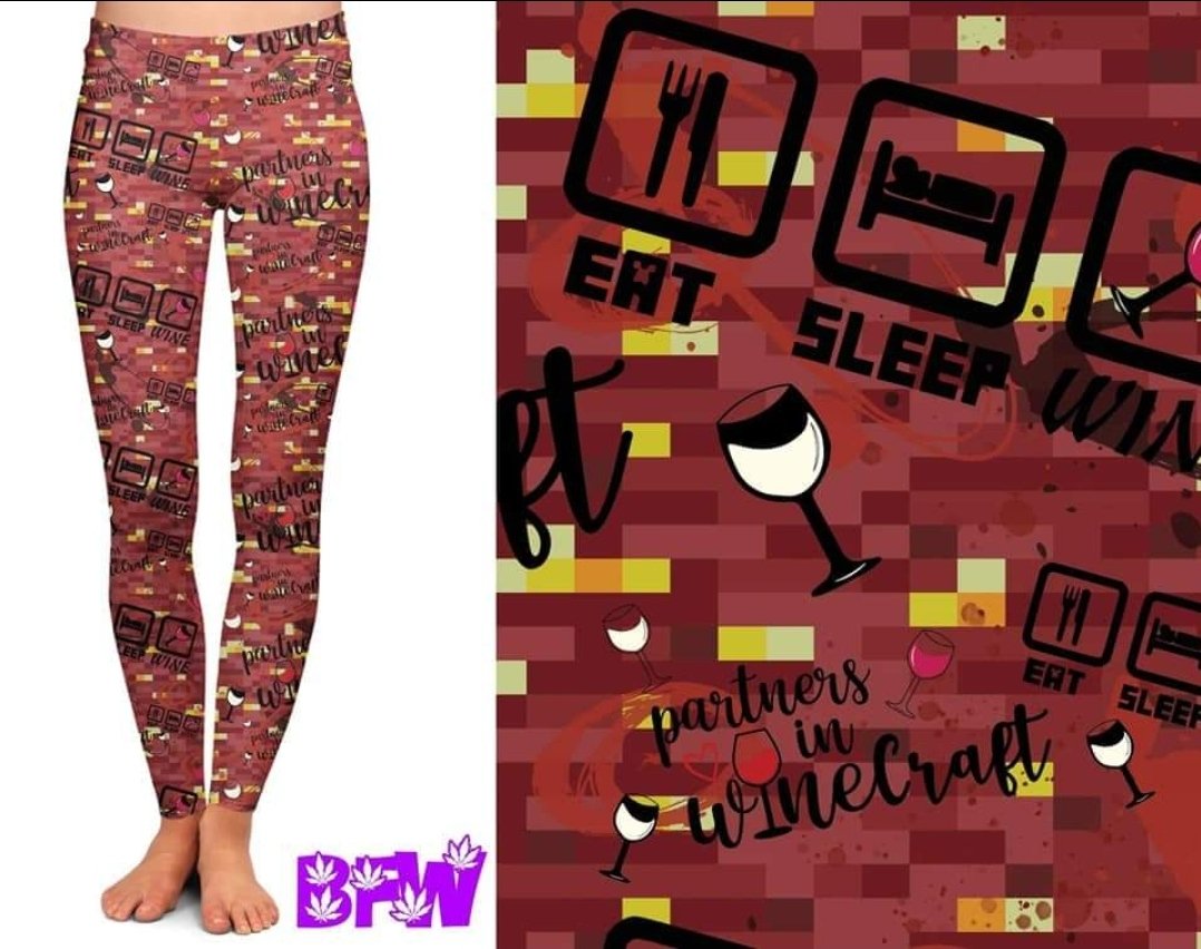 Wine Craft leggings and joggers