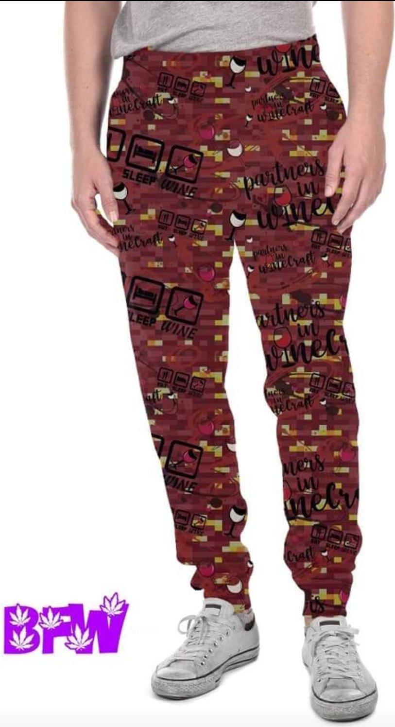Wine Craft leggings and joggers