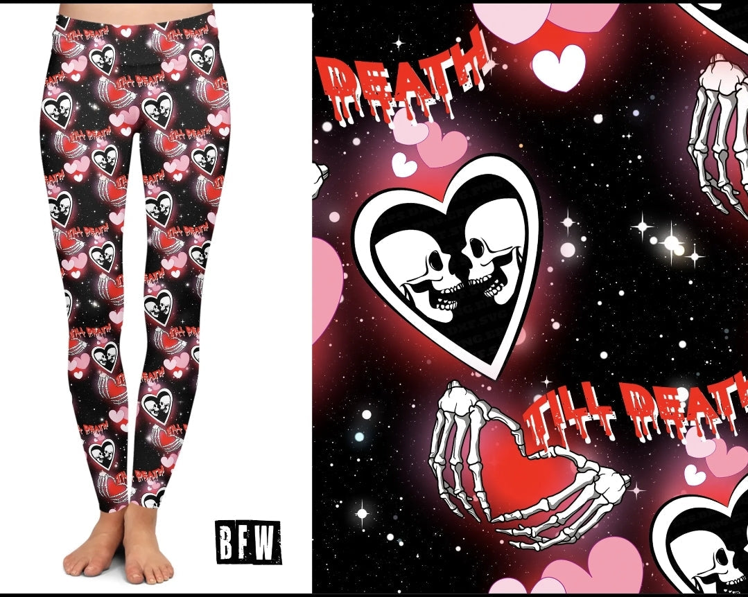 “Till Death” Leggings, Lounge Pants and Joggers