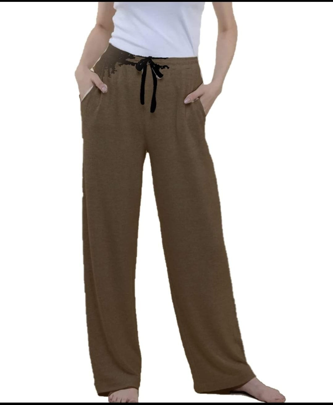 Solid Brown Grey Joggers and Lounge Pants