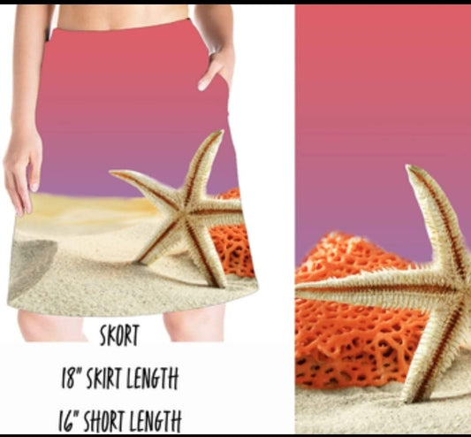 Starfish skort with pockets