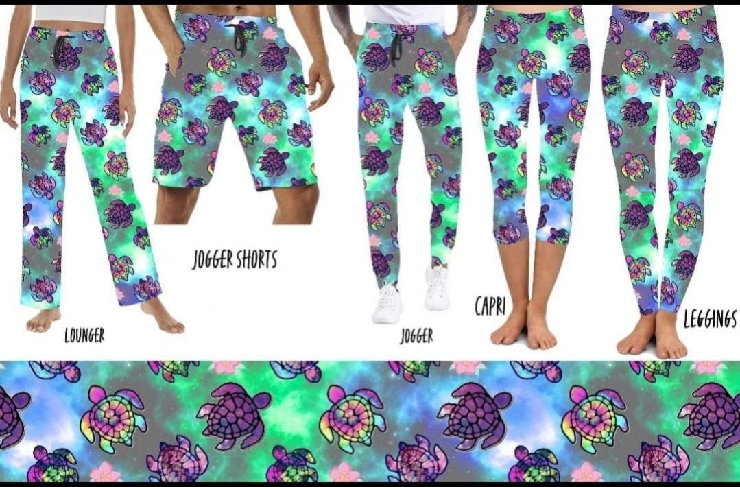 Sea Turtles Leggings,Capris, Lounge Pants, Joggers and shorts