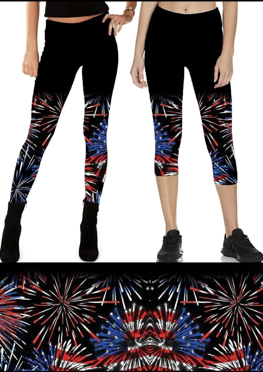 Fireworks Leggings,Capris, Lounge Pants, Joggers and shorts