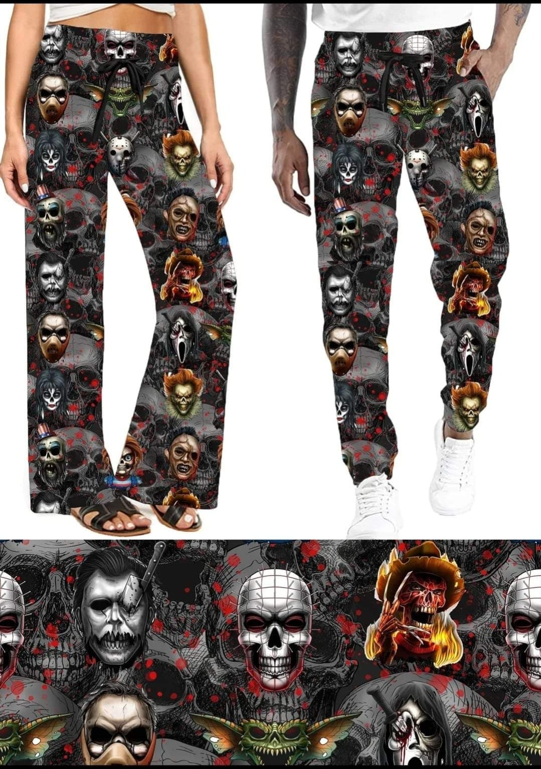 Horror Nights Leggings,Capris, Lounge Pants, Joggers and shorts