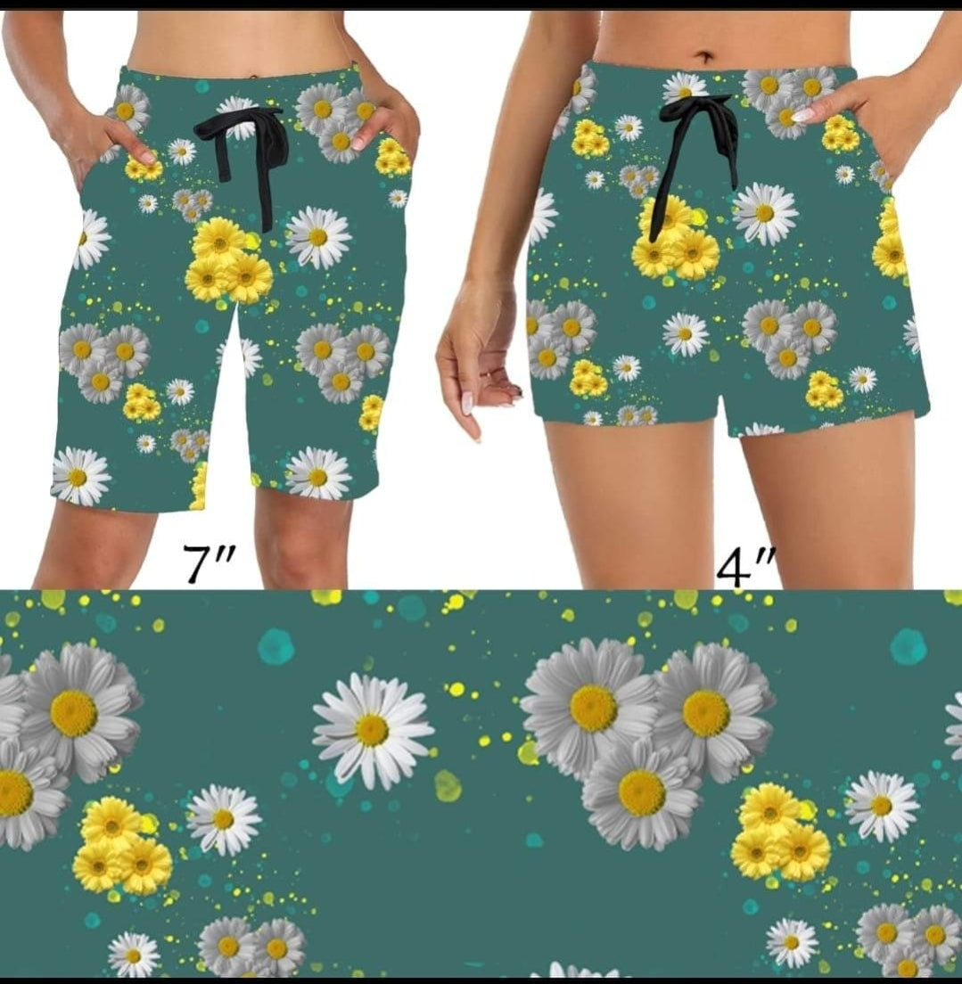 Daisy Leggings,Capris, Lounge Pants, Joggers and shorts