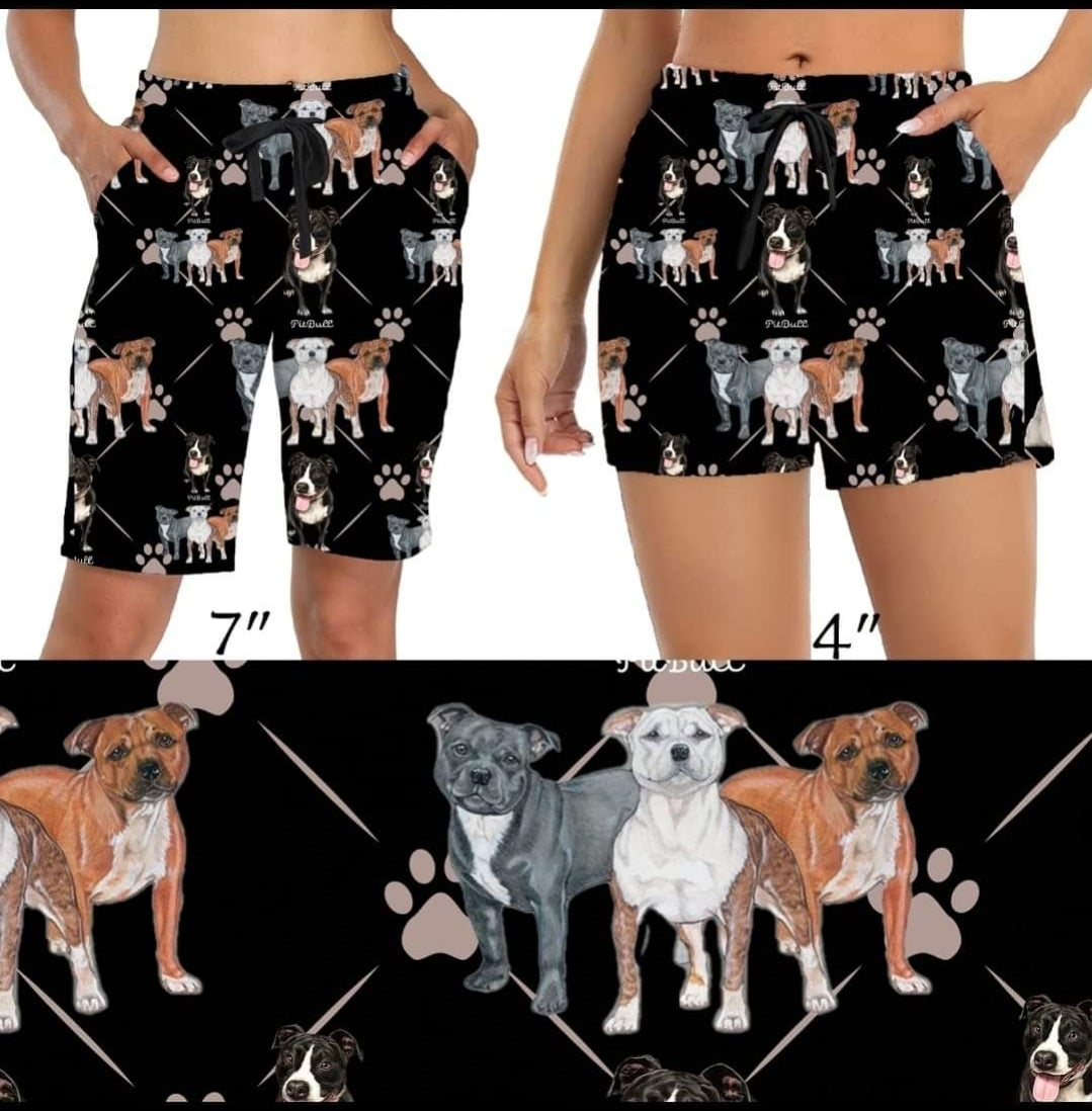 Pitbull Leggings,Capris, Lounge Pants, Joggers and shorts