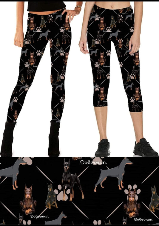 Doberman Leggings,Capris and Joggers