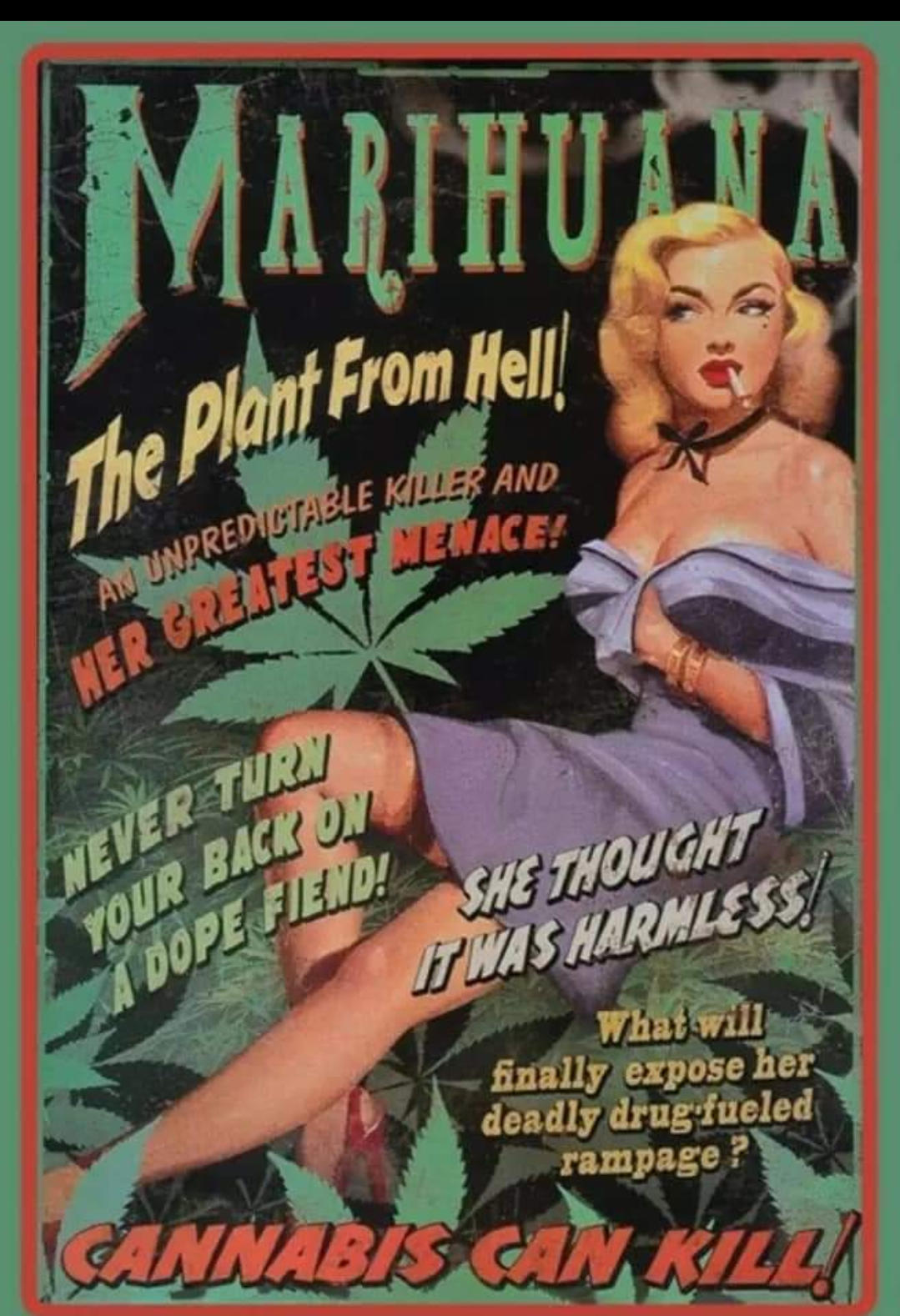 Mary Jane Tin Sign