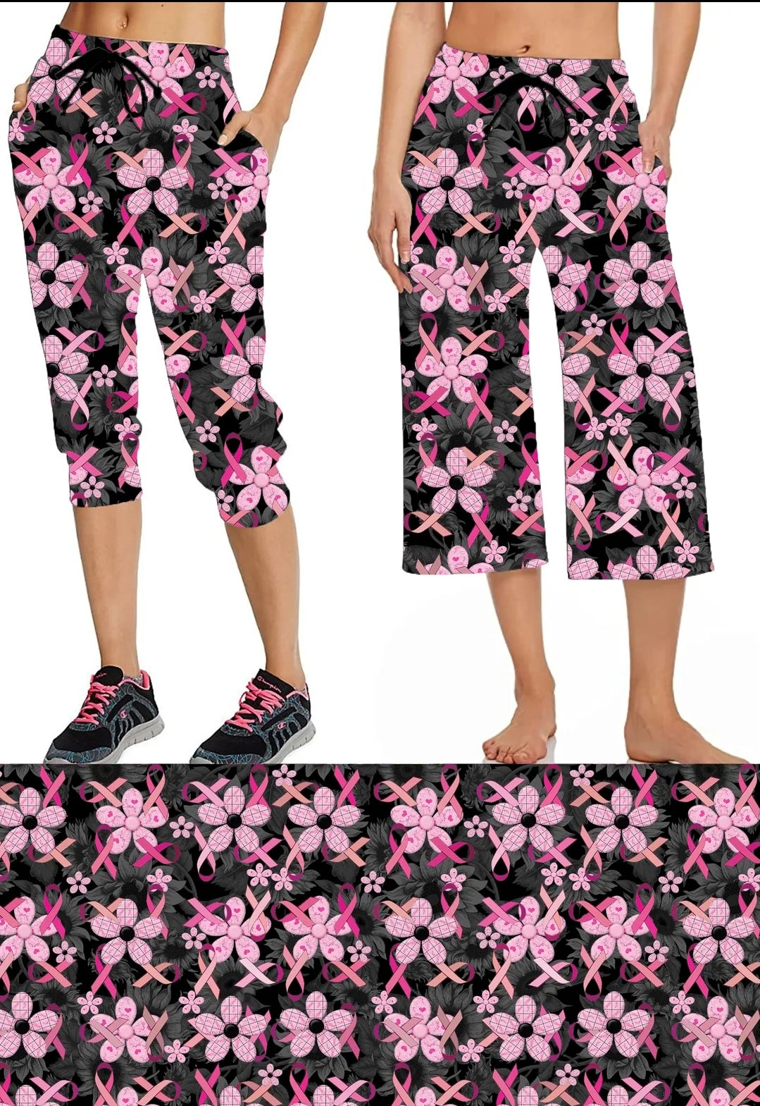 Pink Warrior Leggings,Capris, Lounge Pants, Joggers and Shorts