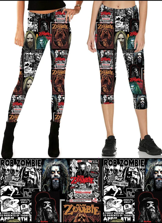 Zombie Leggings,Capris, Lounge Pants, Joggers and Shorts
