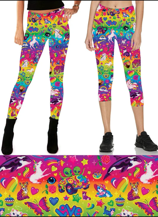 Colorful Summer Leggings,Capris, Lounge Pants, Joggers and Shorts