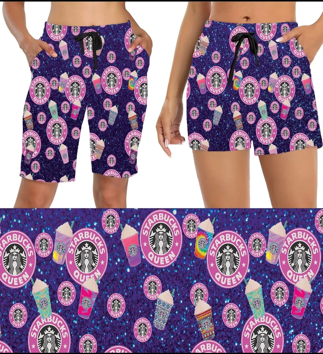 Coffee Queen Leggings,Capris and Shorts