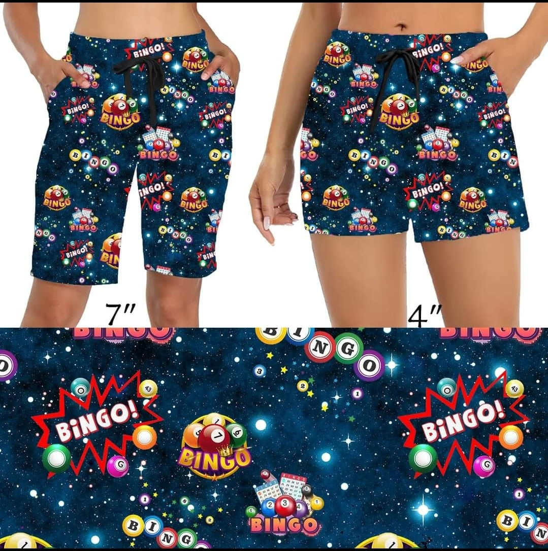 BINGO time Leggings,Capris, Lounge Pants, Joggers and shorts