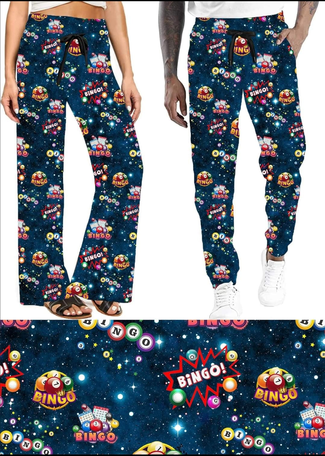 BINGO time Leggings,Capris, Lounge Pants, Joggers and shorts