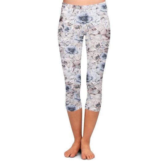 Summer Blooms Leggings,Capris, Lounge Pants and shorts