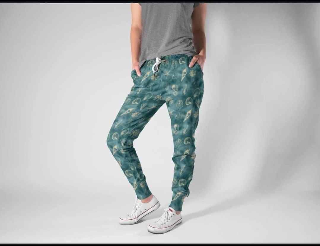 Teal beach Leggings,Capris, Lounge Pants, Joggers and shorts